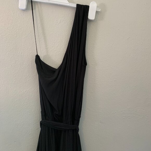 Ramy Brook One Shoulder Medium Black Dress - Picture 6 of 9
